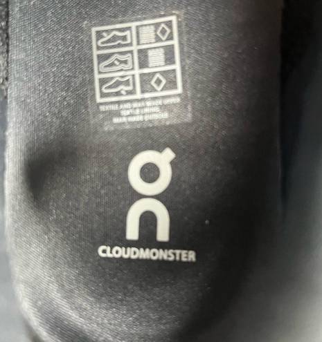 On Running Cloudmonster Blue Acai Lavender Athletic Running Shoes Womens 8.5