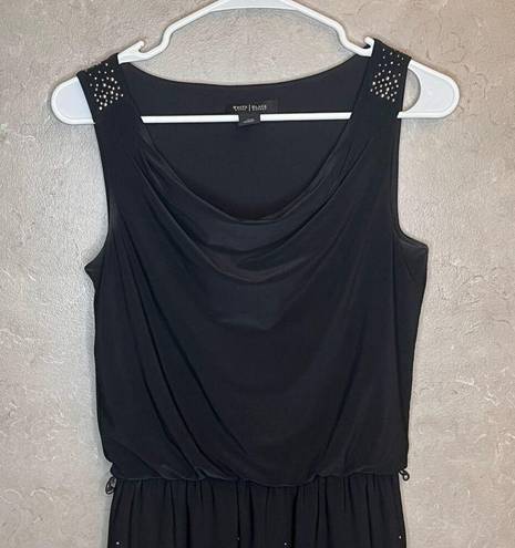 White House | Black Market  Black Sleeveless Studded Skirt Casual Dress Size XS