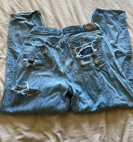 American Eagle Distressed  Mom Jeans