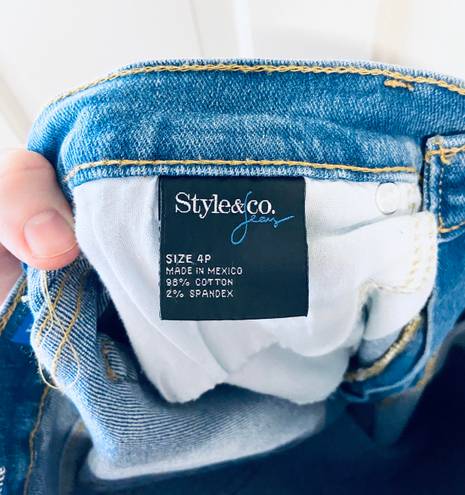 Style & Co NWT Y2K  medium wash Easy mom jeans