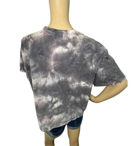 Coca-Cola  Cropped Tie Dye Graphic Short Sleeve T-Shirt