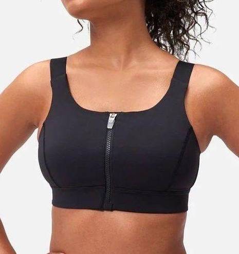 Outdoor Voices black powerhouse front zip sports racerback bra size S / M  DD - $65 New With Tags - From maria