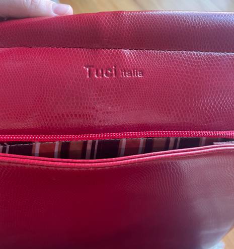 Tuci Italia leather crossbody bag Red