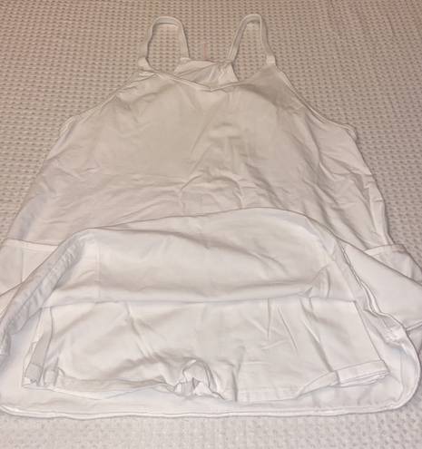 Free People Movement NEW!  Hot Shot Mini Dress WHITE SMALL Boho Athleisure  NEW! $60, without tags