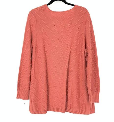 Soft Surroundings  Sweater Women's Size PXL V-Neck Caprisa Wool Long Sleeve