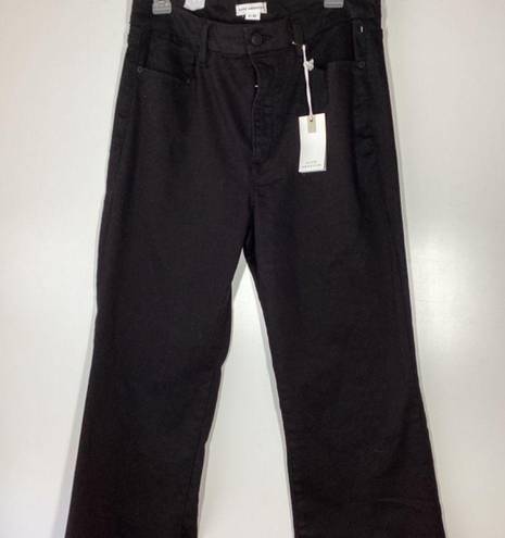 Good American  straight leg high rise black jeans Size 27 NWT