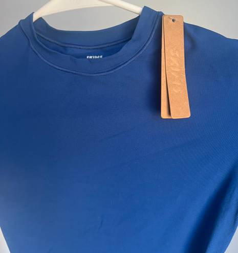 SKIMS Fits Everybody Short Sleeve Tee In Sapphire