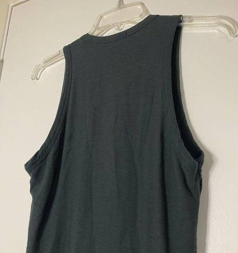 James Perse NEW!  sleeveless green cotton modal shirt dress size 1 small $195