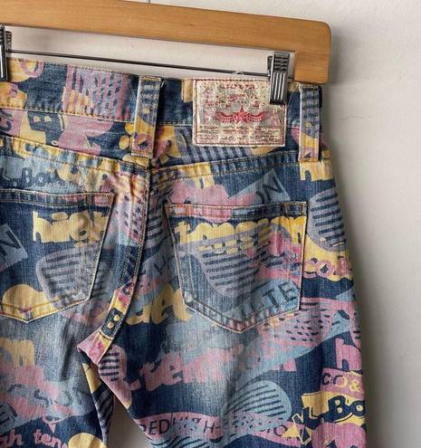 Krass&co Vintage Japanese  & Lu Jeans Womens 25 DenimStreetwear Graffiti Y2K