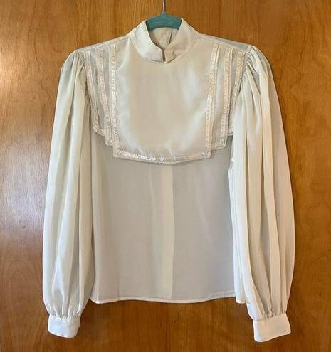 Buttons CASSIDY Top Blouse  On Back Prairie Cottagecore Peasant Vintage Size 8