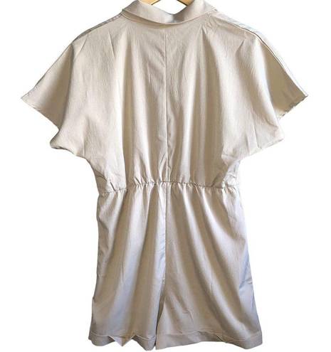 One Piece Women's Emery Rose Tan Romper Jumper  Outfit Large NWT