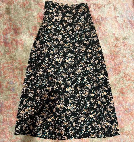 Forever 21 Floral Midi Skirt 