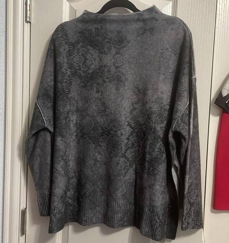 Pilcro  (Anthropologie) Gray Mock Neck 100% Cashmere Sweater