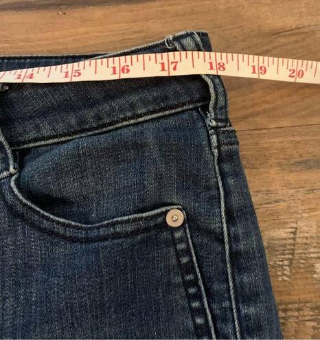 Pilcro and the Letterpress  Crop Leggings Jeans Size 16W 16 Blue Denim Inseam 26