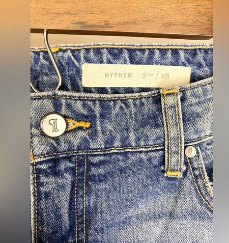 Pilcro and the Letterpress Anthropologie  Hyphen Boy Fit Fringe Crop Jeans 28