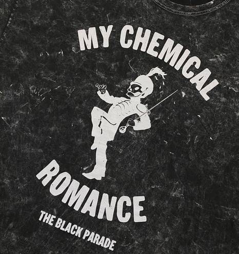 My Chemical Romance The Black Parade Mineral Wash Punk Rock Band Tee XL