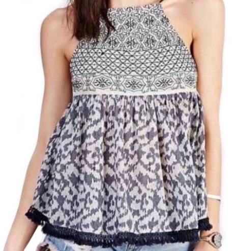 Ecote Embroidered Pinafore Tank Top