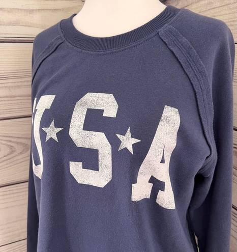 Grayson Threads 4th of July USA Blue Crewneck Sweatshirt