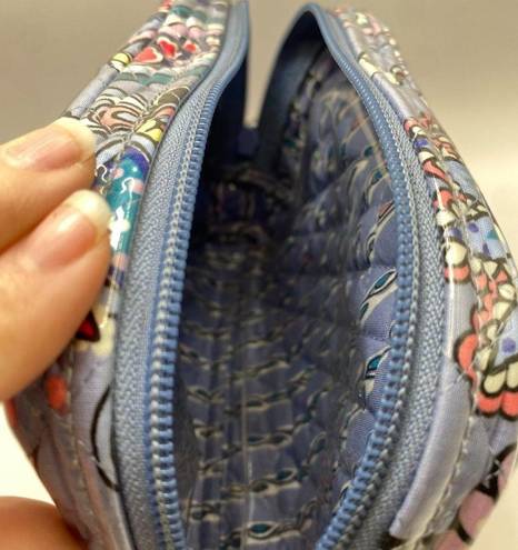 Vera Bradley  Light Blue Paisley Cosmetic Bag with Lining