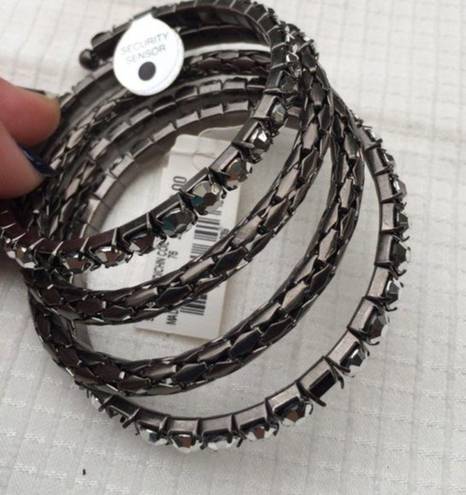 Style & Co NEW  Silver Hem Round / Coil‎ Bracelet. Women's Fashion Accessories