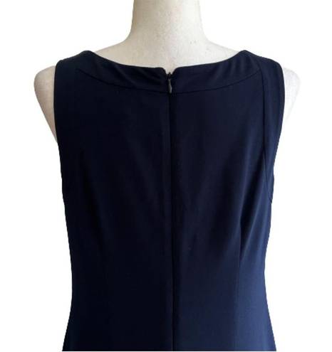 Jessica Howard  Dress Navy Blue Gold Studded Embellishment Sleeveless Size 8