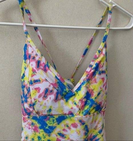 Jessica Simpson NWT  Spritz Tie Dye Tankini Set Womens Size Medium