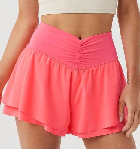 Aerie Real Me Ruched Flowy Shorts