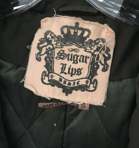 Sugar Lips Green Utility Parka Jacket