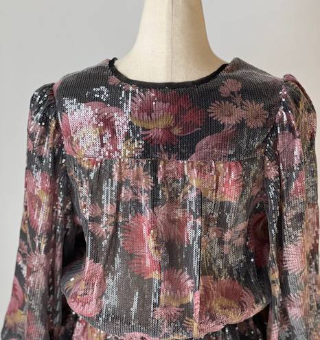 Ted Baker Juudie Bishop Long Sleeve Tie Front Blouse