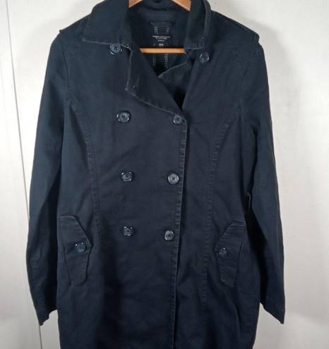 American Eagle  outfitters navy belted trench coat size Medium 2omen