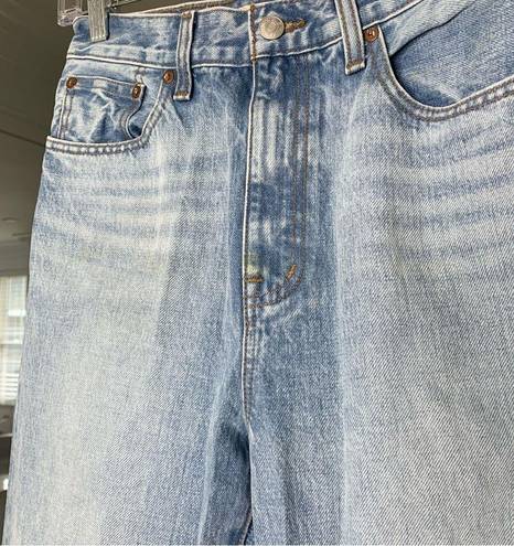 Madewell NWT  The '90s Straight Jean Mercer Wash Blue