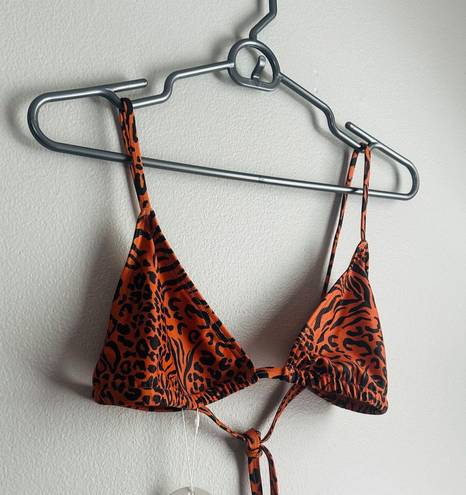 Kulanikinis ★ NWT Kulanis Kinis Bikini Top - Orange/Black ★