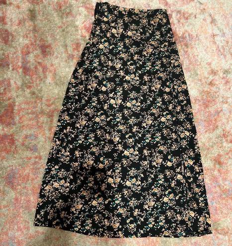 Forever 21 Floral Midi Skirt 