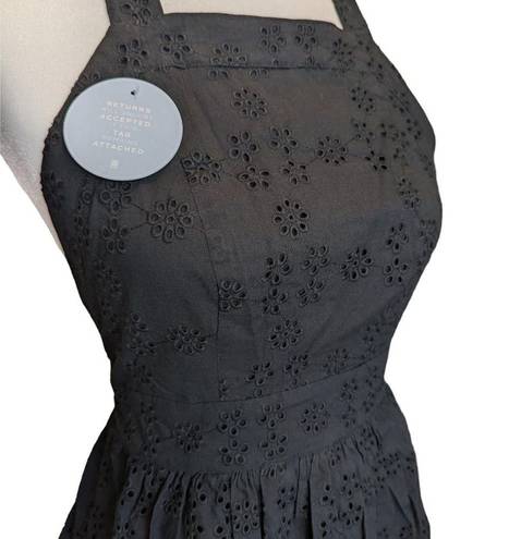 Hill House The Addie Dress Black Eyelet Size Small
