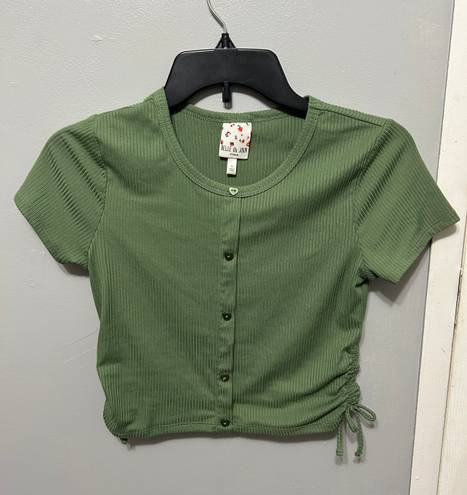 belle du jour Green Baby Tee