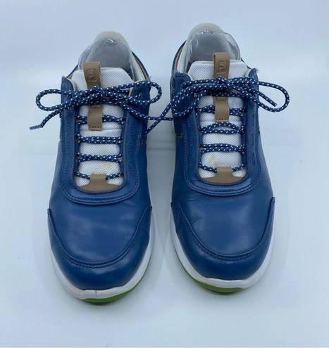 FootJoy  Women’s Stratos Waterproof Leather Golf Shoes Color Blue SZ 8