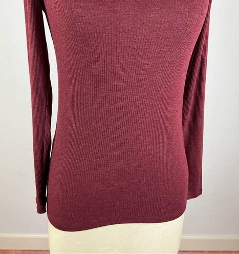 ATM Anthony Thomas Melillo Ribbed Turtleneck Red Size XS