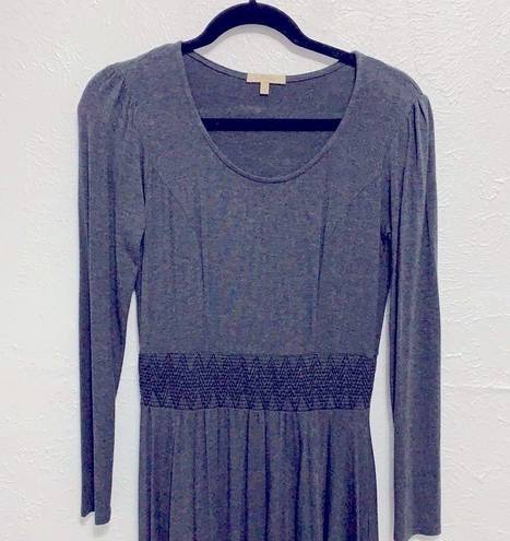 Bordeaux  size small grey long sleeve dress