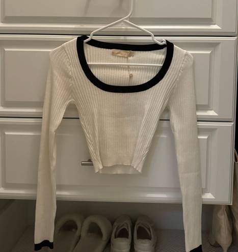 Meshki Crop Sweater