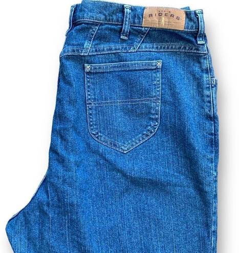 Riders By Lee Vintage  Jeans High Waisted Mom Style Medium Wash Denim Plus Size