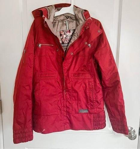 Burton  woman’s burgundy ski coat