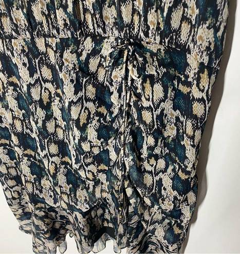 Sam Edelman  Python Snake Print High Neck Dress Size 1X