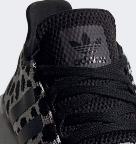 Adidas Swift Run Leopard-Print Shoe, Size: 7.5