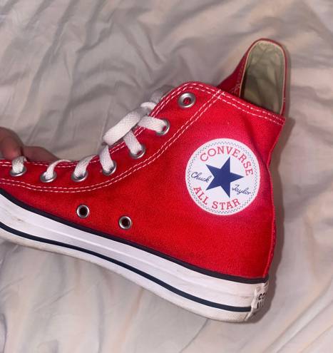 Converse Red  High Tops