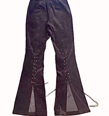 Windsor Brown Suede Lace Up Pants Size 3