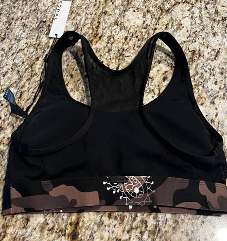 Koral NWT  Bermuda Energy Sports Bra in Camo Green