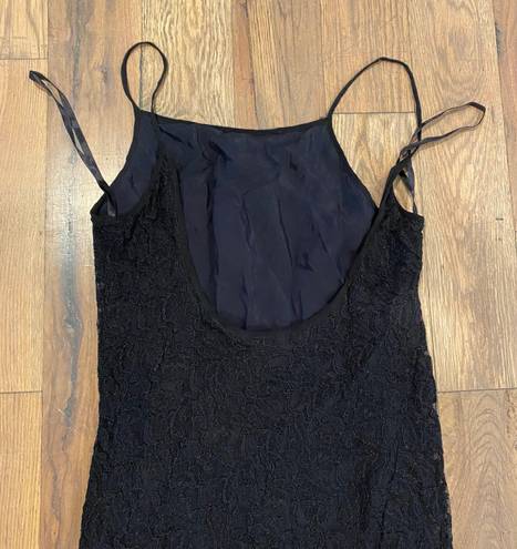 Angie Black Lace Maxi Dress Size Small