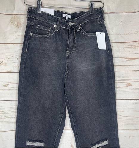 BP  • Mom Jeans • Gray • Size 25 • NWT • Vintage Black