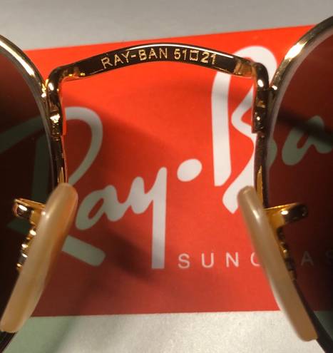 Ray-Ban Hexagonal Gold Frame RB3548N