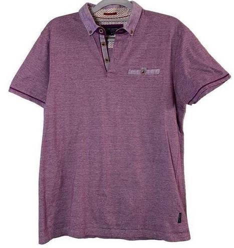 Ted Baker  London Women's‎ Purple Polo Shirt Size 4